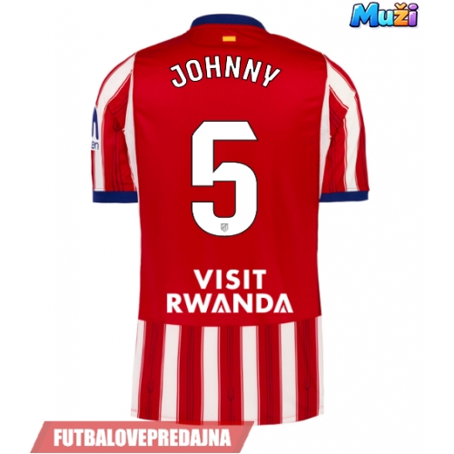 Lacne Muži Futbalové dres Atletico Madrid Johnny Cardoso #5 2026-27 Krátky Rukáv - Domáci